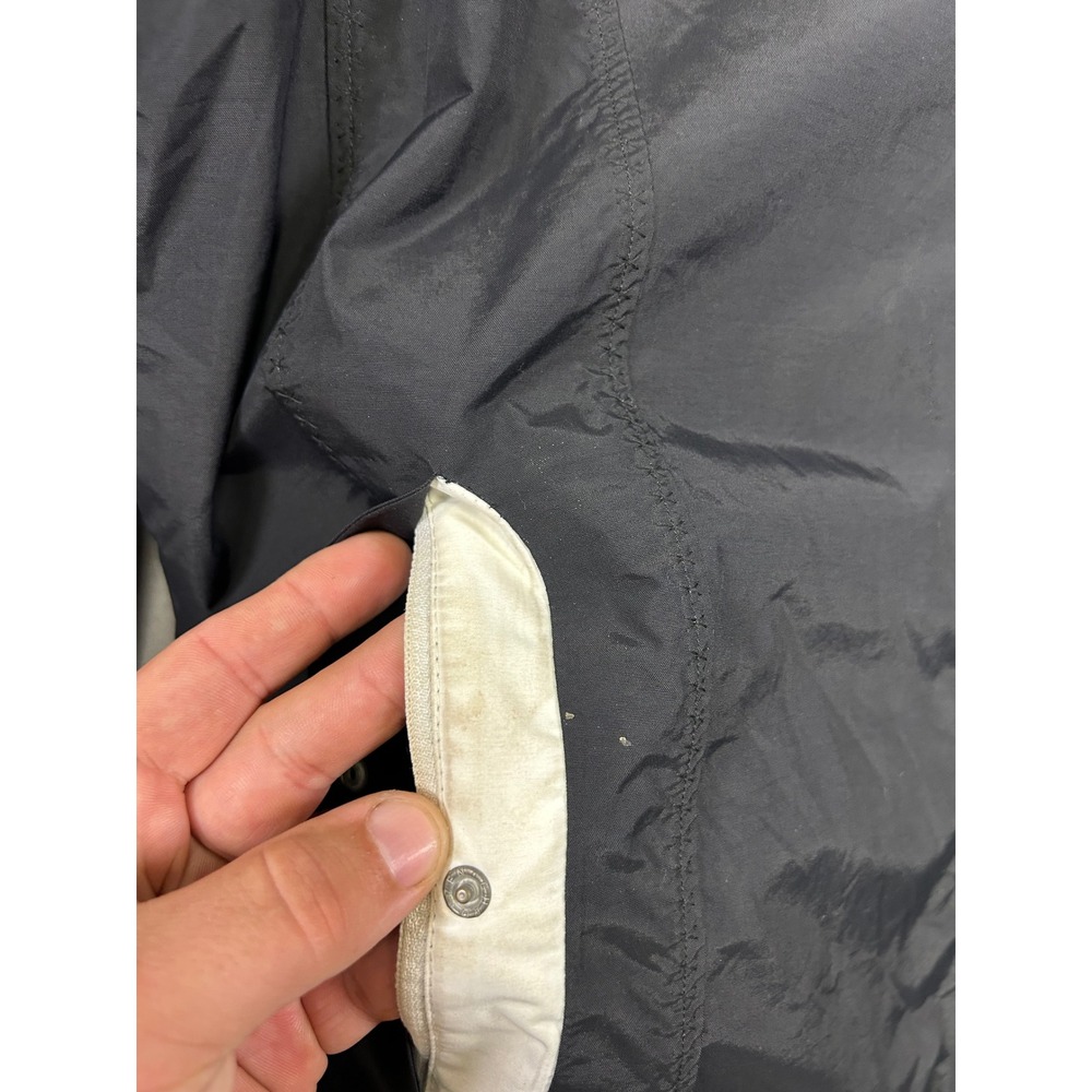 Gorpcore Hiking Columbia Womens XL Black Omni-Tech Waterproof Rain Jacket Shell - Picture 12 of 14